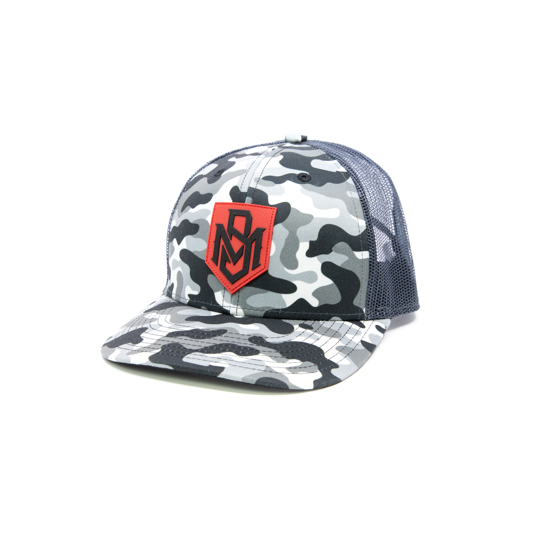 Grey Multi-Cam Trucker Hat