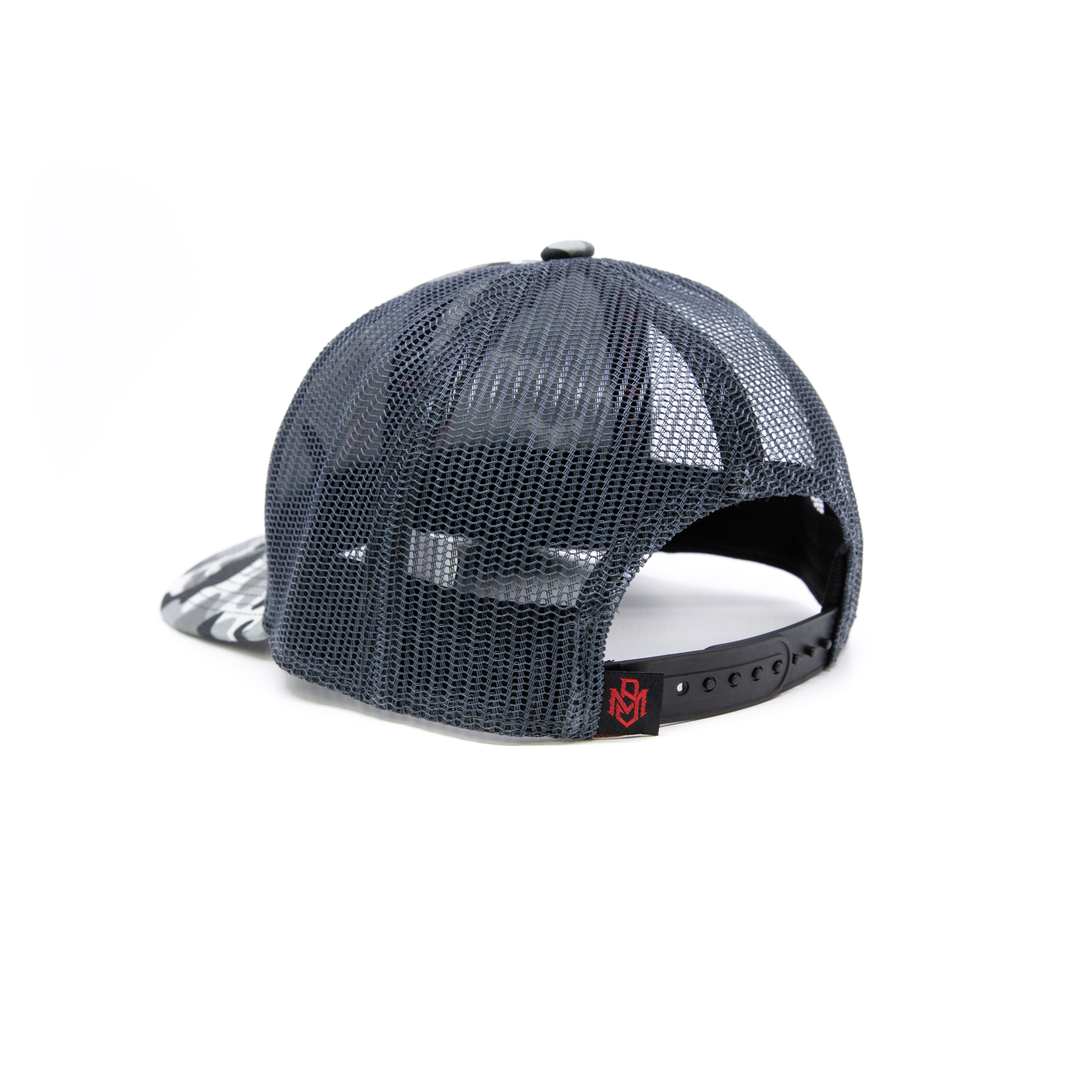Grey Multi-Cam Trucker Hat