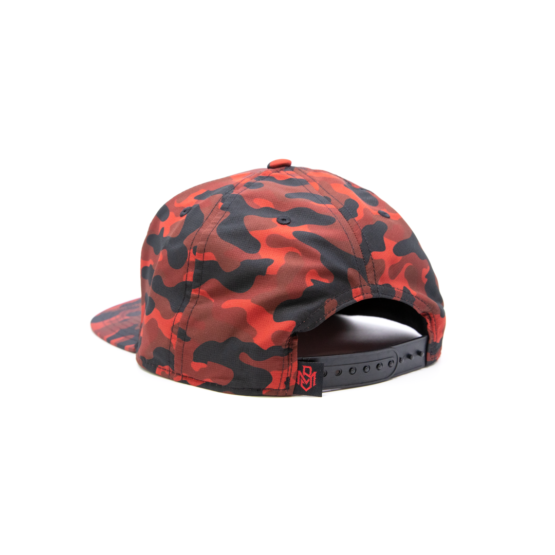 Red Multi-Cam 'Mafia' 7 Panel Hat